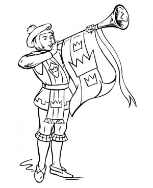 Medieval Times Coloring Pages