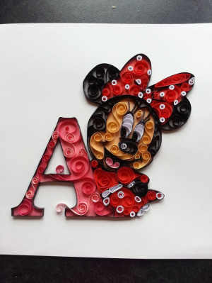 Quilling Mickey Mouse