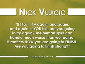 Nick Vujicic Great Motivational Quotes