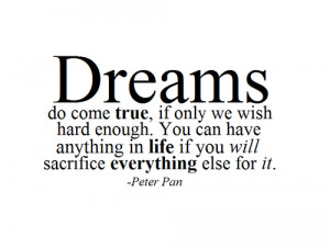black and white, dream, movie quotes, peter pan, quote, text