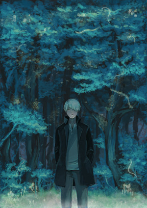 ... : Anime, Pixiv Id 1265510, Mushishi, Ginko Mushishi, Nature, Forest