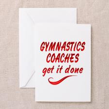 Gymnastics Coaches Greeting Cards (Pk of 10) for