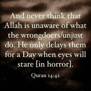 aware #wrongdoers #horror #Quran #Muslim #Islam #justice