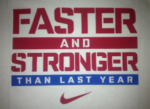 Nike Fasterandstronger...