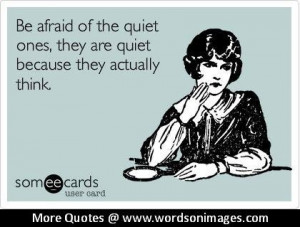Quotes about quiet people