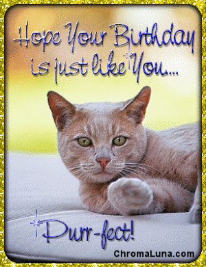 Another birthdays image: (PurrfectBirthday-2) for MySpace from ...