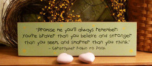winnie pooh quotes stronger than you think