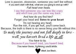 Meet Joe Black~ I was just saying this!