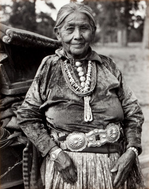 Navajo Matriarch, by Laura Gilpin, 1952
