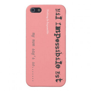 Phone Case with Quote iPhone 5 Covers