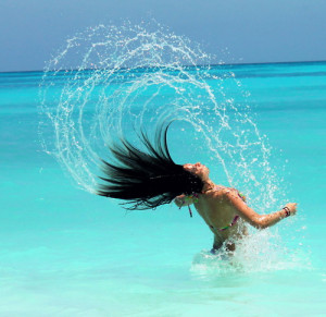 ... Cool hot beautiful summer blue amazing beach ocean wave Scenic splash