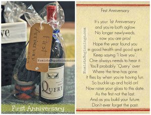 first anniversary Collage