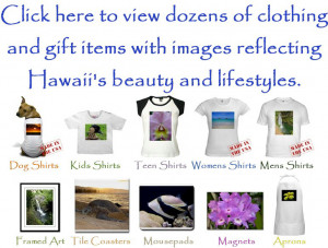 ... with OUR OWN CUSTOM images reflecting Hawaii's beauty and lifestyles