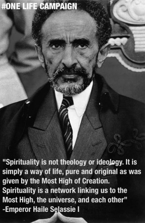 Sep 24 36 Spirituality quotes wisdom Haile Selassie I