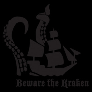 Beware the Kraken Wall Quotes™ Decal