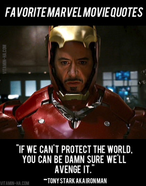 Favorite Marvel Movie Superhero Quotes