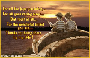 Friendship Quotes joys caring wonderful friend