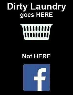 Dirty laundry basket not facebook