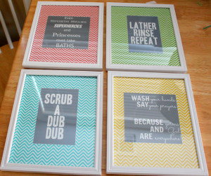 Almost There: Bathroom Art and FREE PRINTABLES