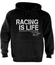 Racing is Life Hoodie Steve McQueen Le Mans 24HR Quote KIMI RAIKKONEN