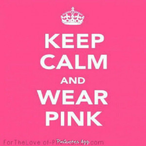 KEEP CALM PINK