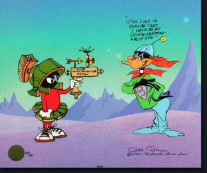 Daffy Duck and Marvin Martian