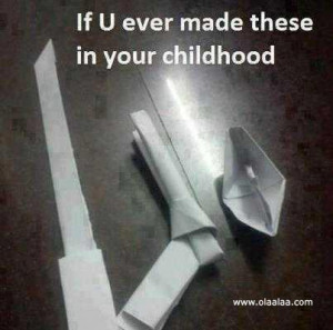 funny pictures-childhood-paper toys-funny images-funny photos