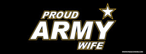 Proud Army Wife Facebook Cover