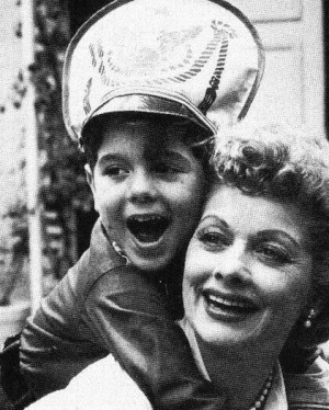 Lucy and Desi Arnaz Jr