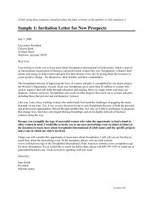 Invitation Letter Follow Up