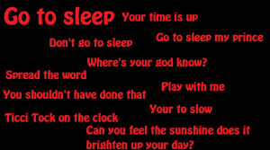 CreepyPasta Sayings Update by shadow77281