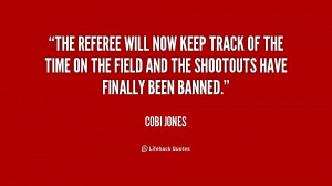 The referee will now keep track of the time on the field and the ...