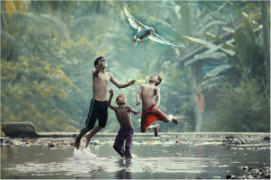 ... where he captured the daily life of the rural Indonesia’s people