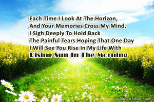 The Rising Sun Quot Rise in My Life Like Rising Sun in