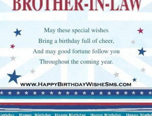 ... for brother in law – Happy Birthday Brother Message, Quotes Images