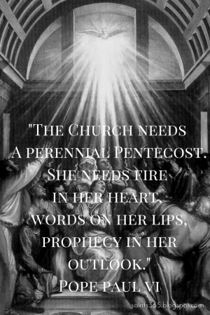 Five Favorites (Vol 3.): Pentecost Quotes
