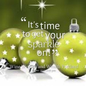 It's time to get your sparkle on!