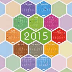 Calendar 2015 with Holidays