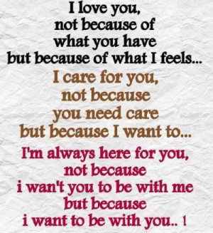 I Love You Quotes