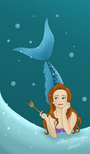 Ariel in her grotto - the-little-mermaid-on-broadway Fan Art