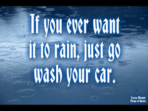 Car Wash and Rain