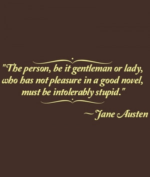 The person, be it gentleman or lady, who has not pleasure in a good ...