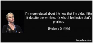 More Melanie Griffith Quotes