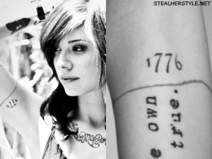 Christina tem o autografo do lendário cantor country Johnny Cash em ...