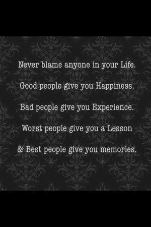 Don't Blame Others