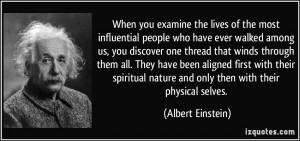 have ever walked among us, you discover one thread that winds through ...