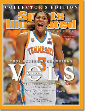 On the Cover: Candace Parker, Basketball, Tennessee Vols