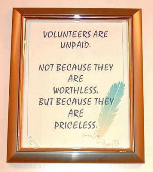 We love, thank, and value our priceless volunteers at SDCH