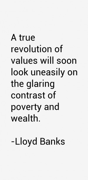 true revolution of values will soon look uneasily on the glaring ...