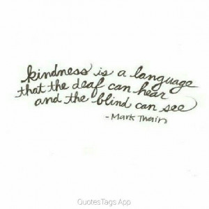Kindness is Contagious! #kindness #inspiration #marktwain